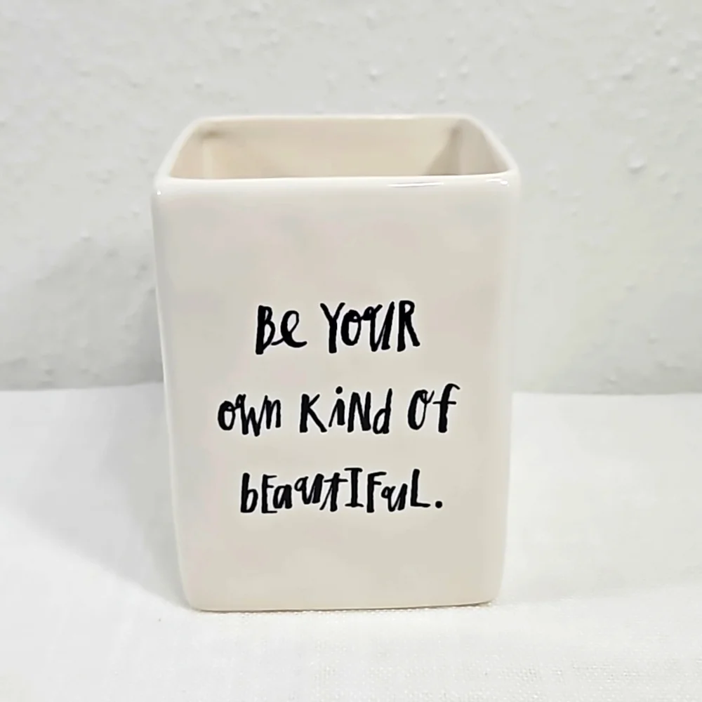 Rae Dunn Artisan Collection Be Your Own Kind Of Beautiful Ceramic Pen Holder